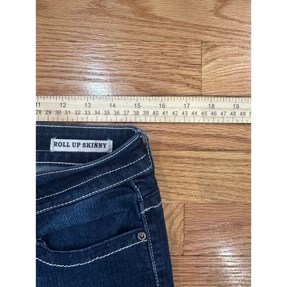 Vigoss VGS Women's Sz 6 32x26 Roll Up Skinny Jeans Fit Medium Wash Distressed‎ - Picture 6 of 10